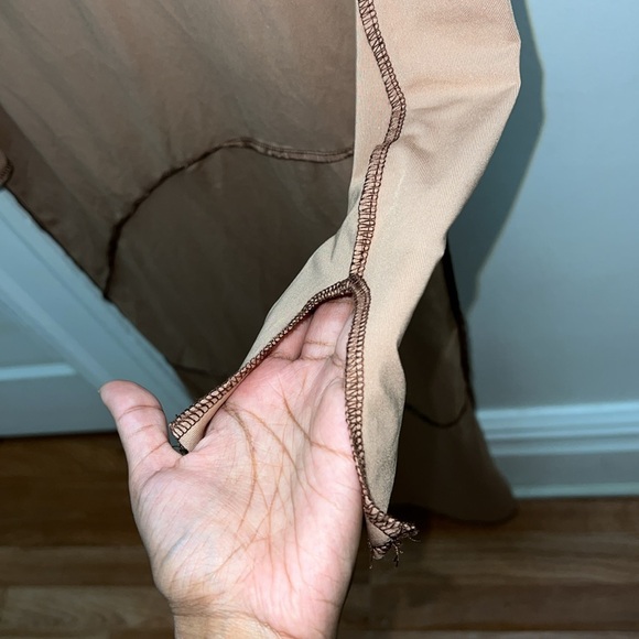 Bodycon Inside Out Hooded Dress NWOT - Picture 3 of 8